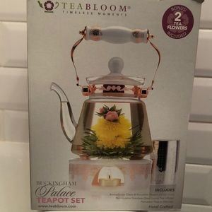 Flower bloom teapot set
